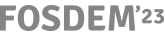 FOSDEM 23 logo